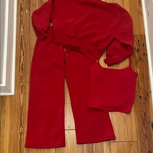 Abercrombie Red Casual Women's Lounge set